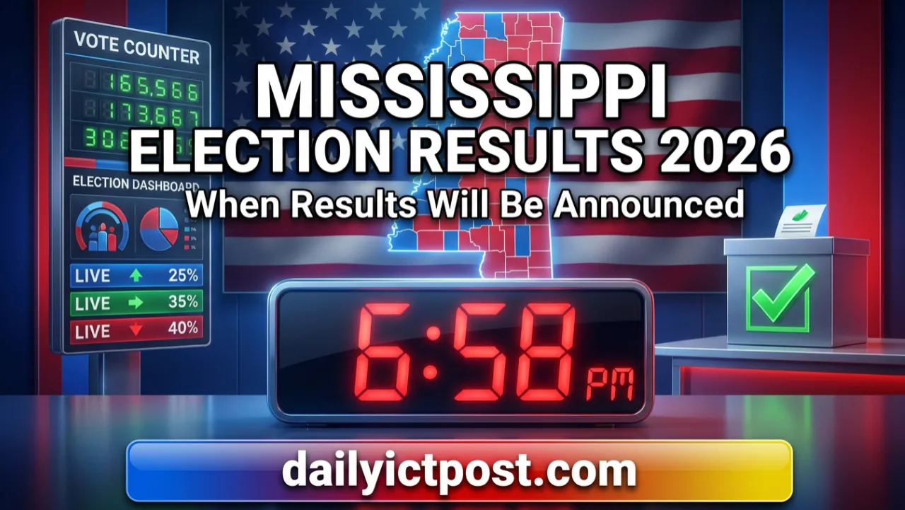 When Will Mississippi Election Results Be Announced 2026 Exact Time and Live Updates