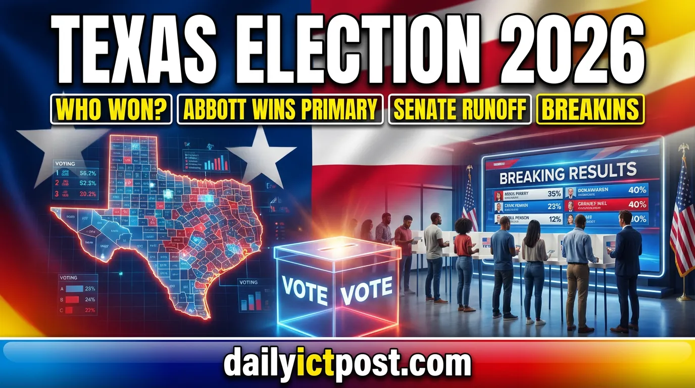 Who Won the Election in Texas 2026 Latest Results, Winners and Vote Counts