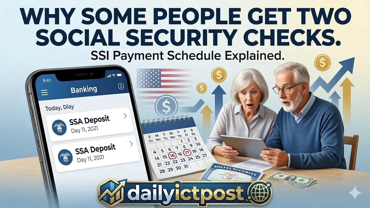 Why Some People Get Two Social Security Checks in 2026 Most Important SSI Early Payment Explained