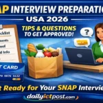 Best SNAP Interview Questions USA 2026- Get Approved Fast