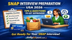 Best SNAP Interview Questions USA 2026- Get Approved Fast