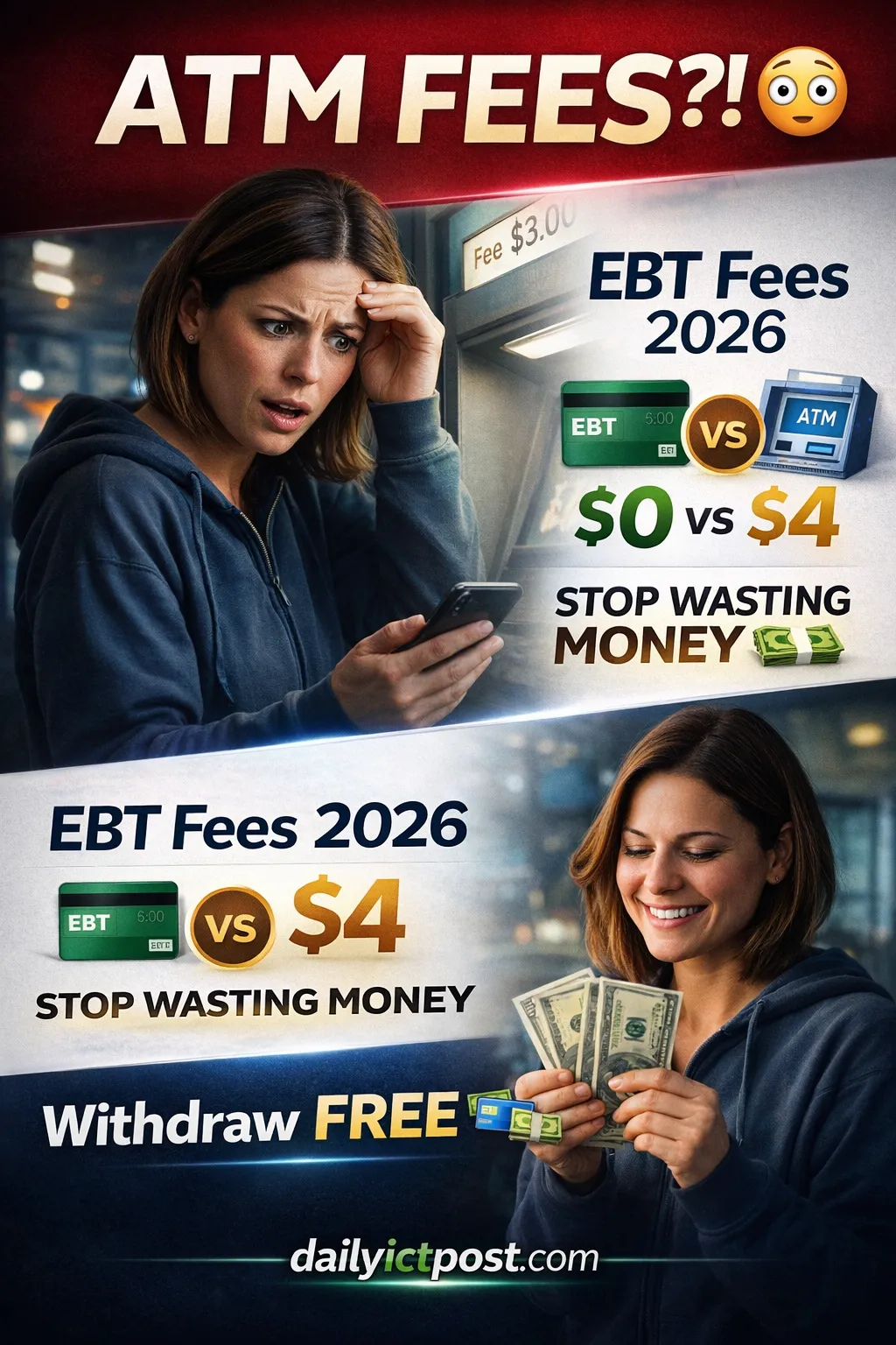 EBT Card ATM Withdrawal Fee USA 2026 Smart Guide to Slash Hidden Costs