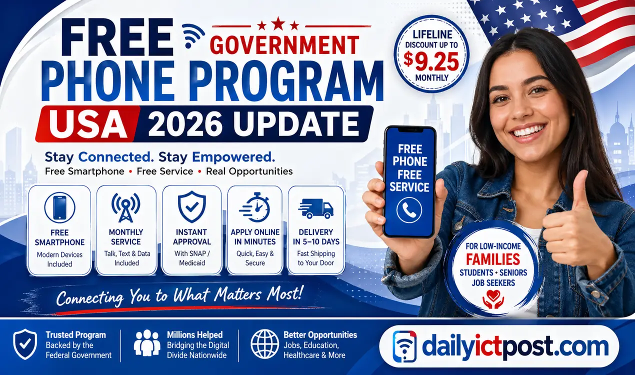 Free Government Phone Program USA 2026 Update (Fast Approval + Hidden Benefits Revealed)