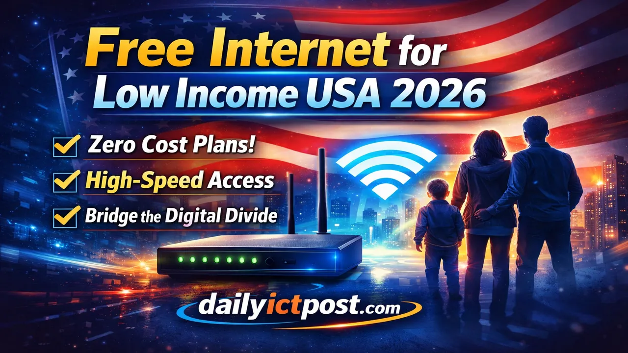 Free Internet for Low Income USA 2026 (Real Plans + How to Apply)