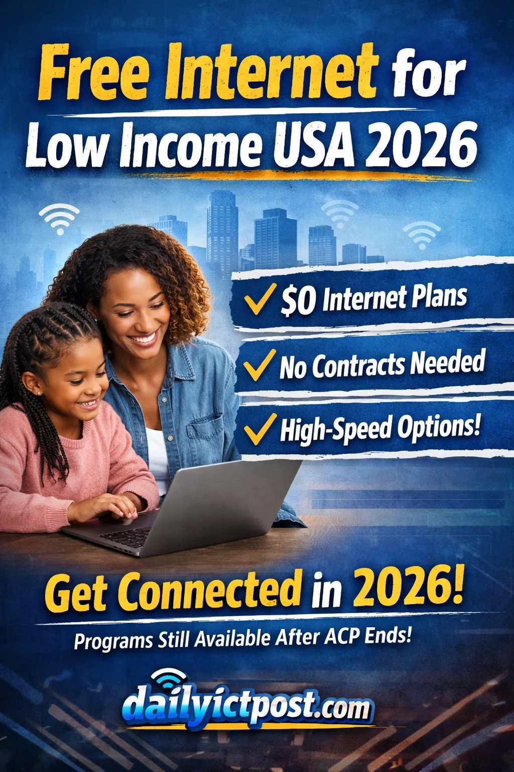 Free Internet for Low Income USA 2026 
