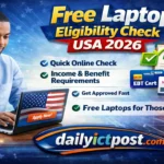 Free Laptop Eligibility Check USA 2026 (Fast Approval Guide + Income Limits)