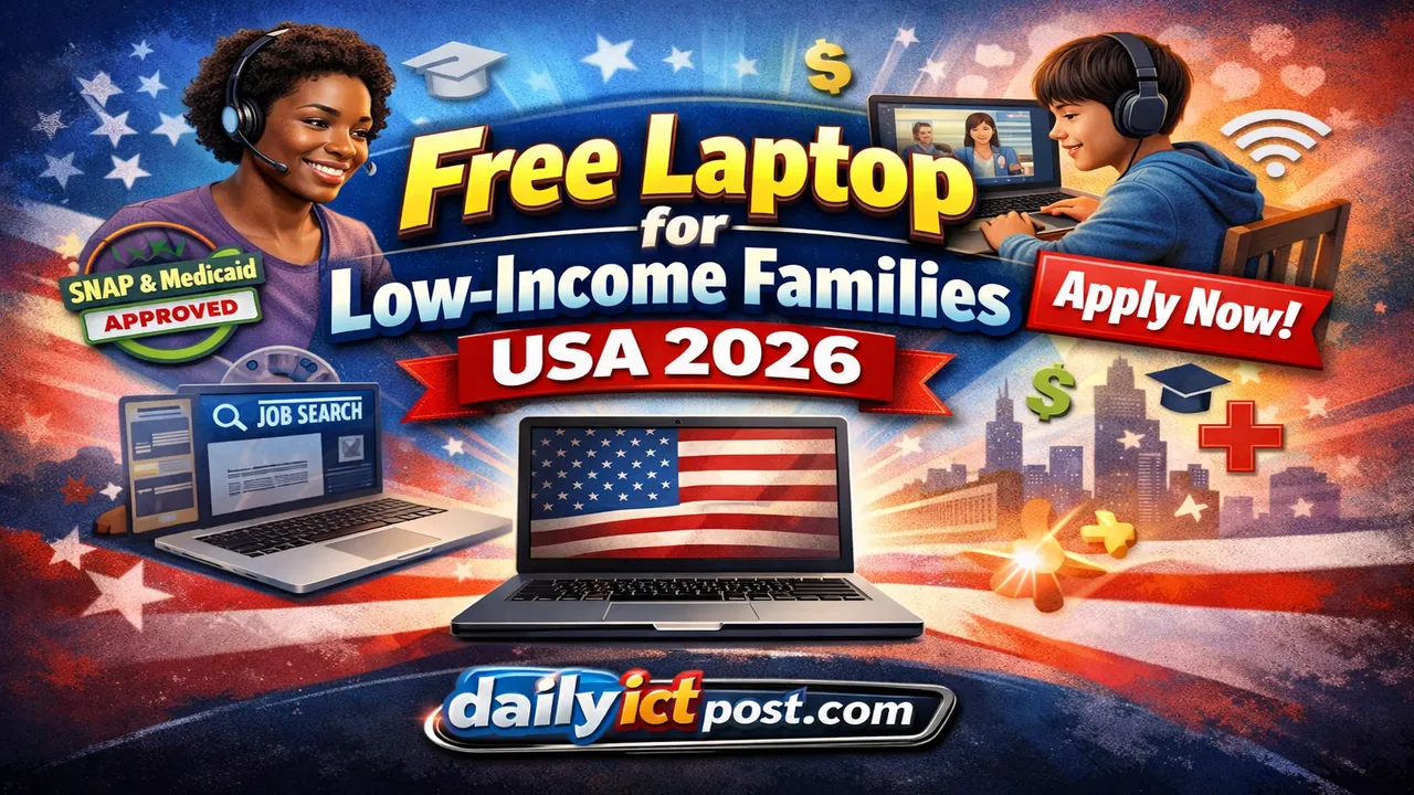 Free Laptop for Low Income USA 2026 Legit Programs (No Scam + Fast Approval)