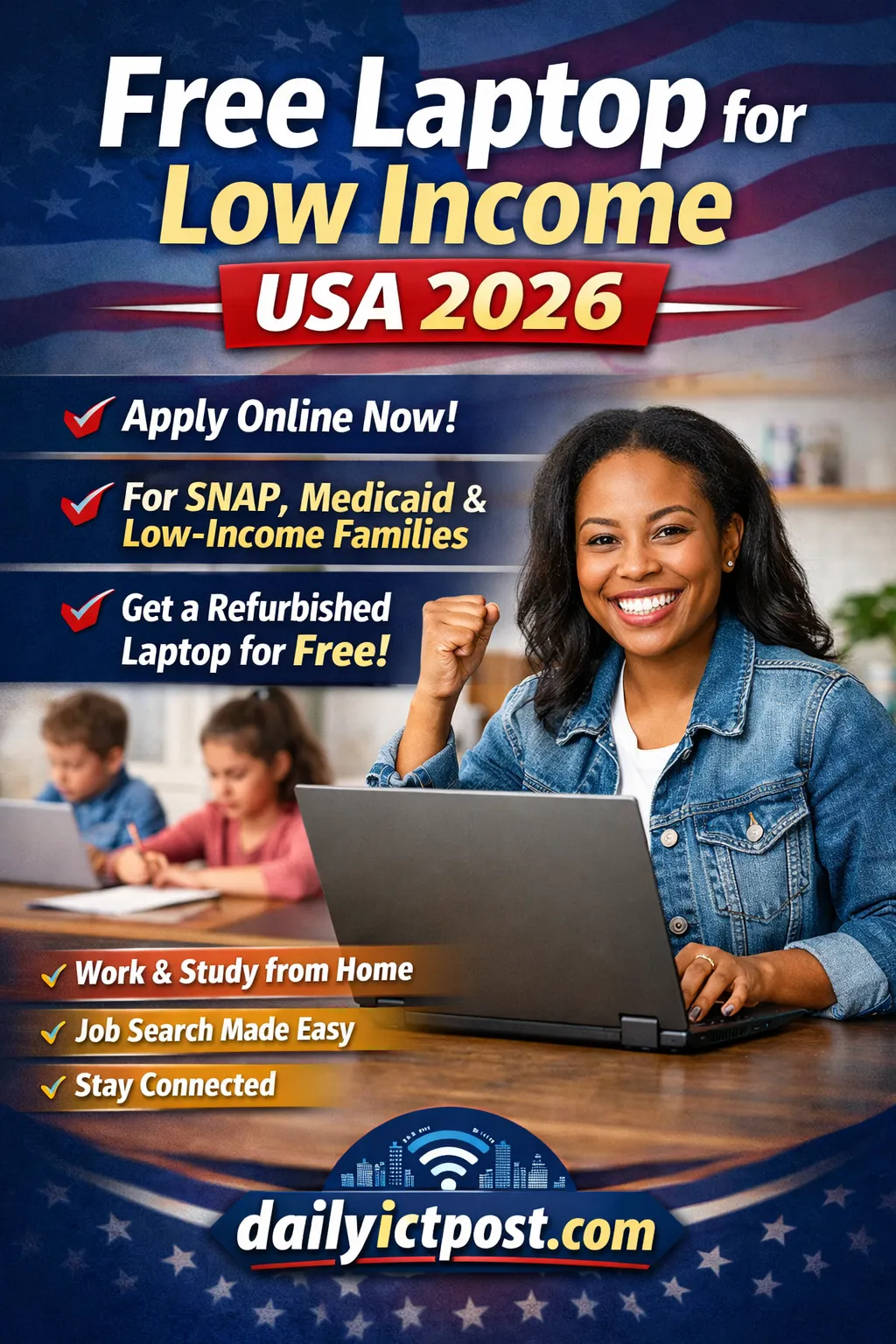 Free Laptop for Low Income USA 2026 