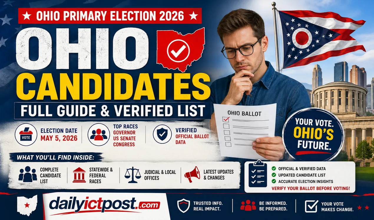 Full Ohio Primary Election 2026 Candidates List - Best Voter Guide for Ohio Residents