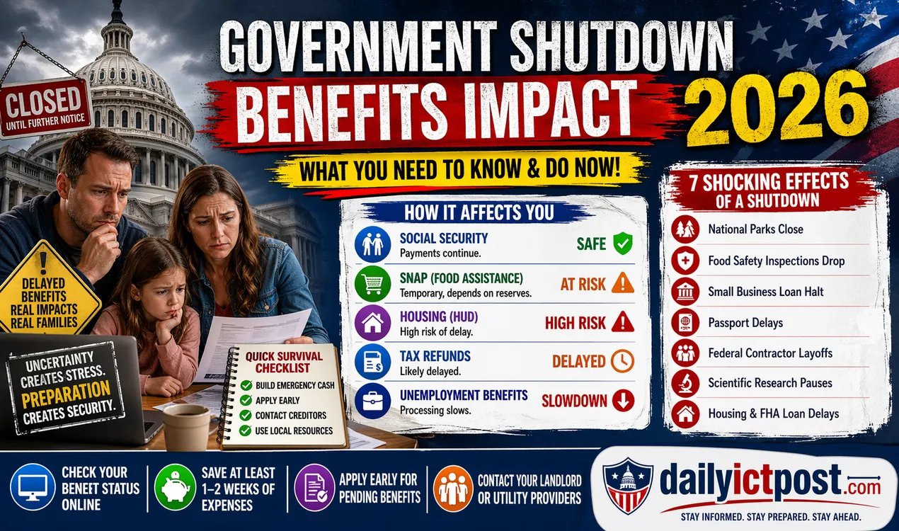 Government Shutdown Benefits Impact 2026 What You Must Know Today (Shocking but Real Guide)