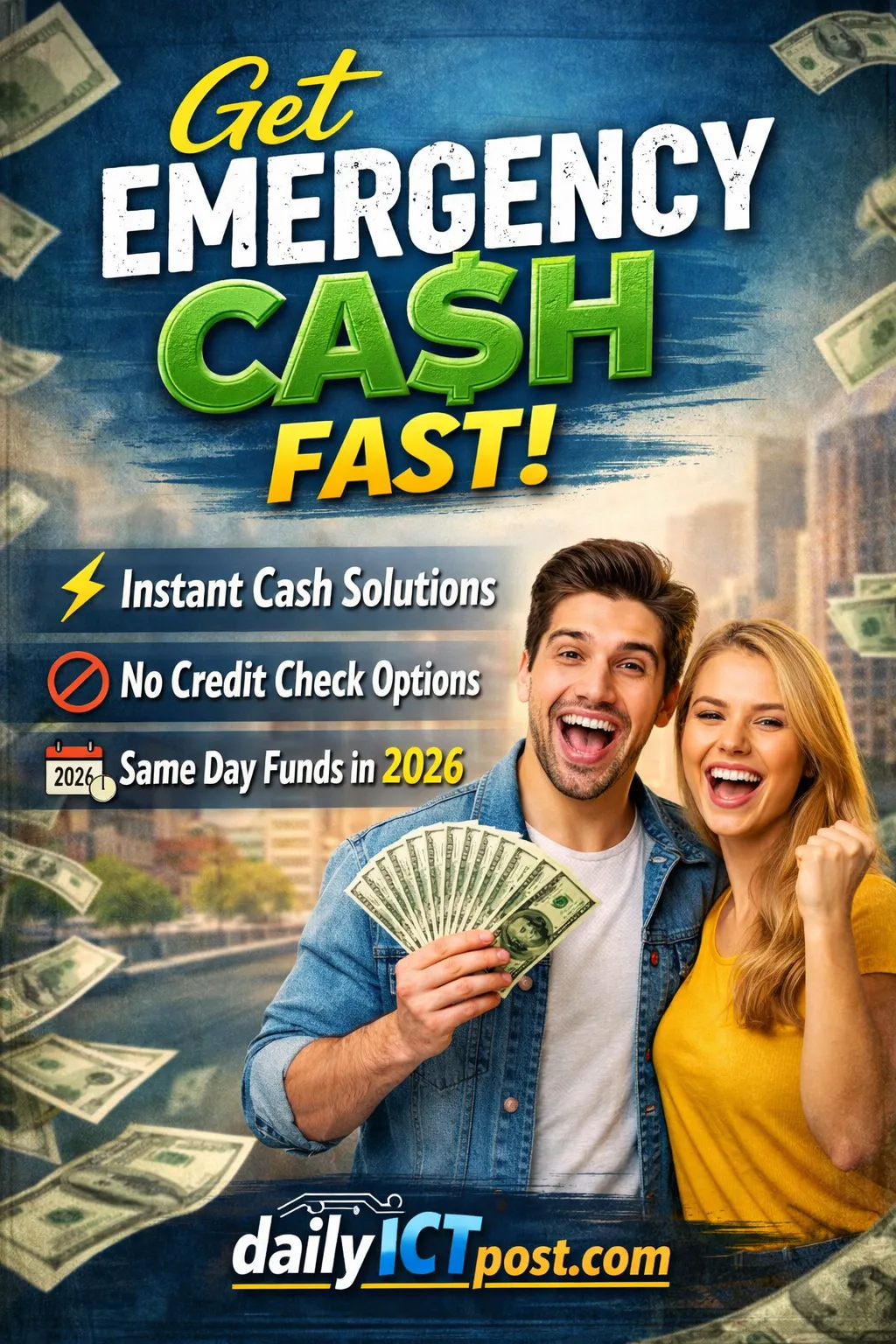 How to Get Emergency Cash Today USA 2026-  Fast & Safe Ways (Avoid Costly Mistakes)