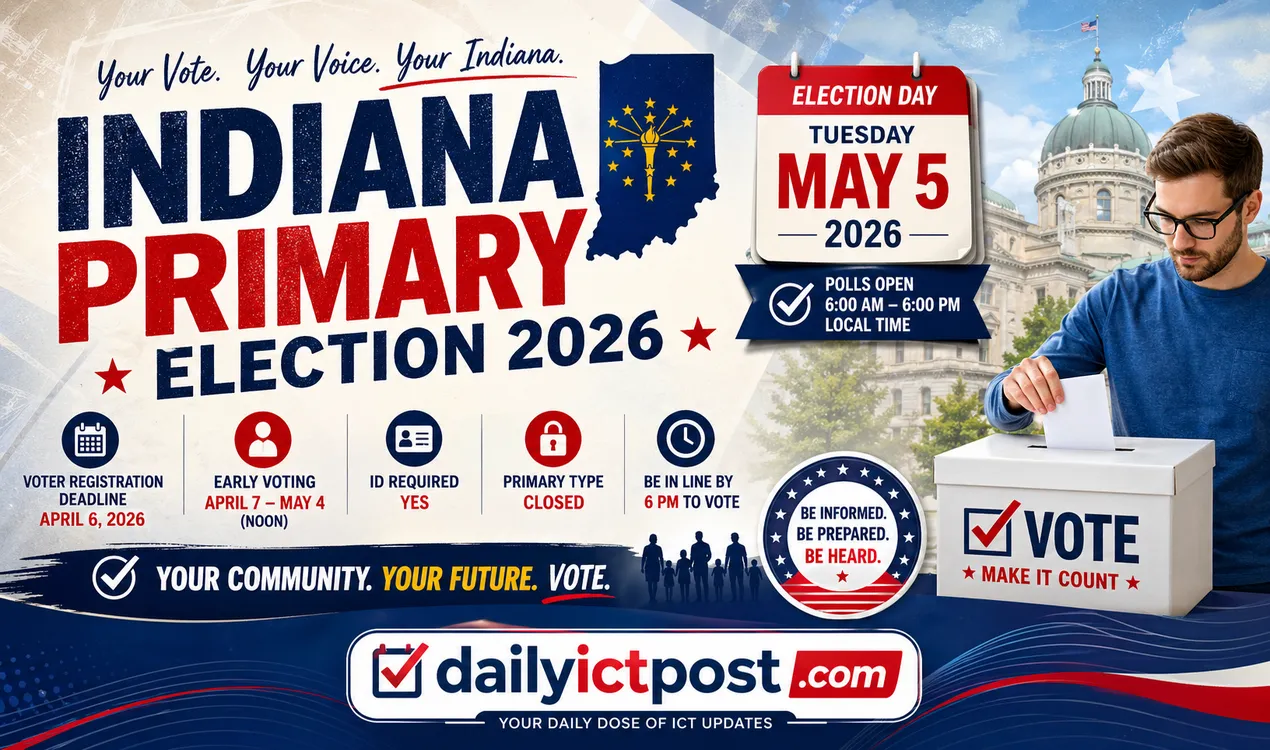 Indiana Primary Election 2026- Date Complete Voter Guide to Avoid Costly Mistakes
