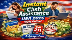 Instant Cash Assistance USA 2026: Fast Approval Guide (Avoid Scams & Get Help Today)