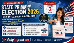 The State Primary Election Calendar 2026- Full Calendar + Best Voting Rules ever