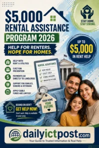 [Very Helpful] $5000 Rental Assistance Program 2026 Available in Some U.S. Areas (Fast Housing Help)