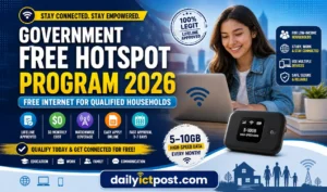 Best Government Free Hotspot Program 2026 (100% Free Internet Guide + How to Apply Fast)”