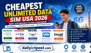 Best Plans Starting Under $15 - Cheapest Unlimited Data SIM USA 2026