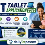 Free EBT Tablet Application 2026 - How Low-Income Families Can Claim a New Device Fast
