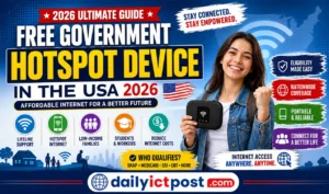 Free Government Hotspot Device in the USA 2026 (Best Lifeline Internet Options for Low-Income Families)