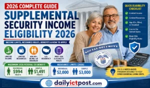 [Good News for Seniors] Supplemental Security Income Eligibility Guide 2026