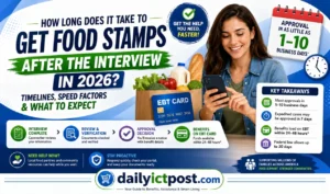 How Long Does It Take to Get Food Stamps After the Interview in 2026?