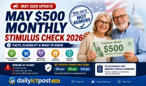 May $500 Monthly Stimulus Check 2026- Best Official Claims, Eligibility & Real Payment Updates