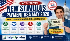 New Stimulus Payment USA May 2026- What Americans Need to Know Right Now