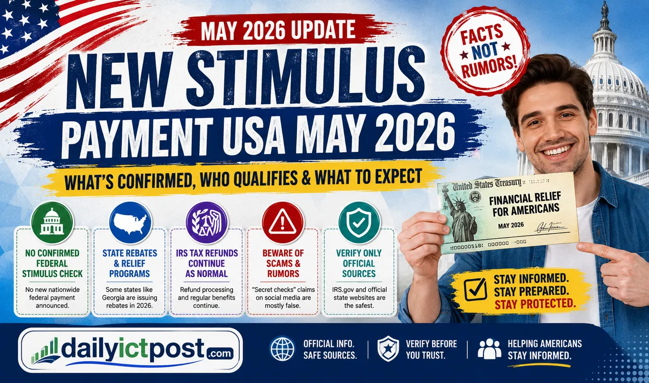 New Stimulus Payment USA May 2026- What Americans Need to Know Right Now
