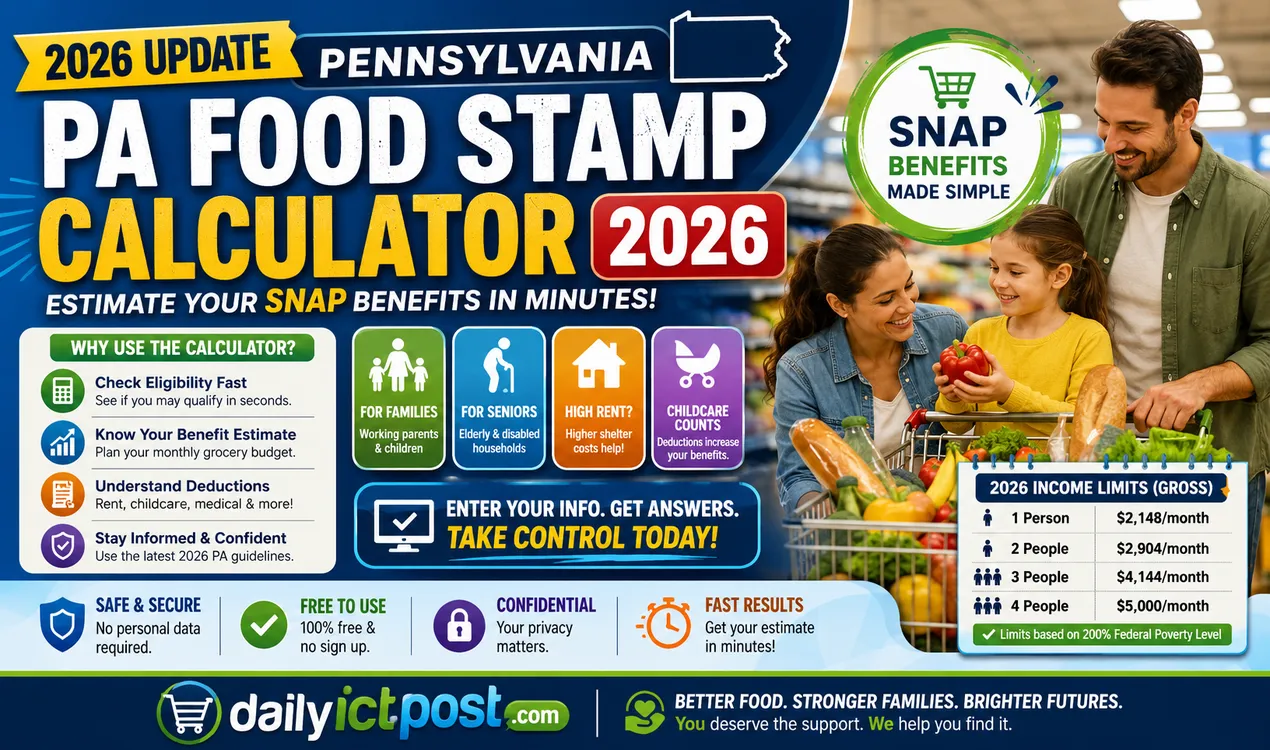 Stop Overpaying for Groceries - The Proven PA Food Stamp Calculator 2026