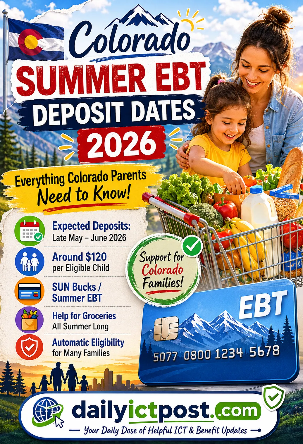 Summer EBT Colorado Deposit Dates 2026