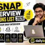 The Complete Snap Interview Questions List 2026 & Winning Answers