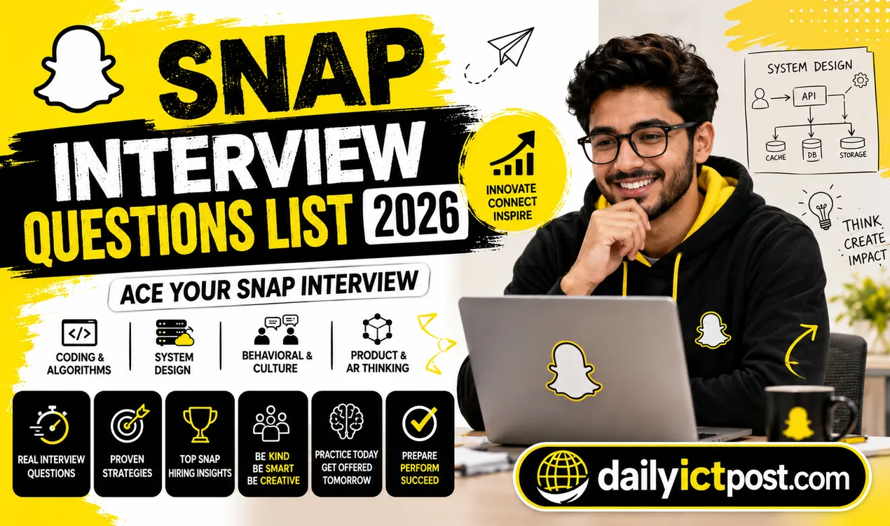 The Complete Snap Interview Questions List 2026 & Winning Answers