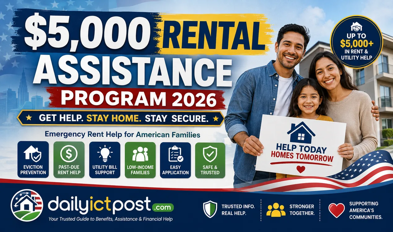 [Very Helpful] $5000 Rental Assistance Program 2026 Available in Some U.S. Areas (Fast Housing Help)