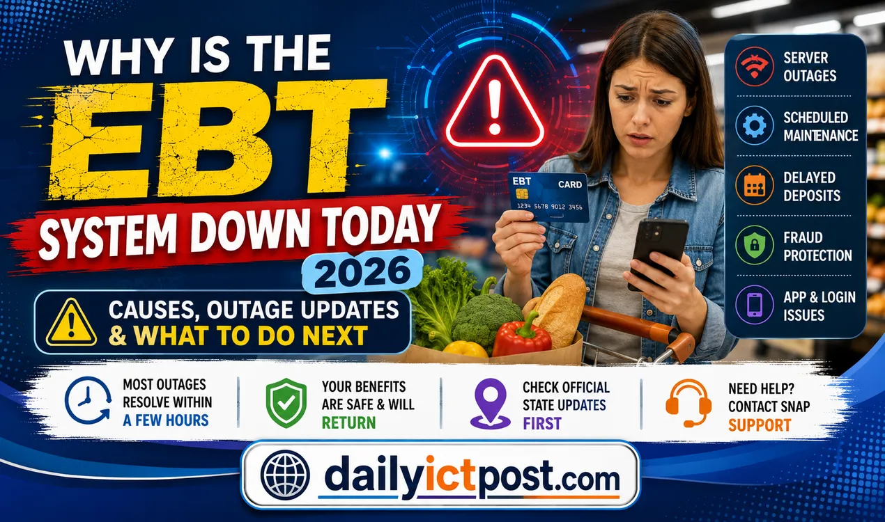 Why Is the EBT System Down Today 2026 -Critical Reasons Your SNAP Card Is Not Working