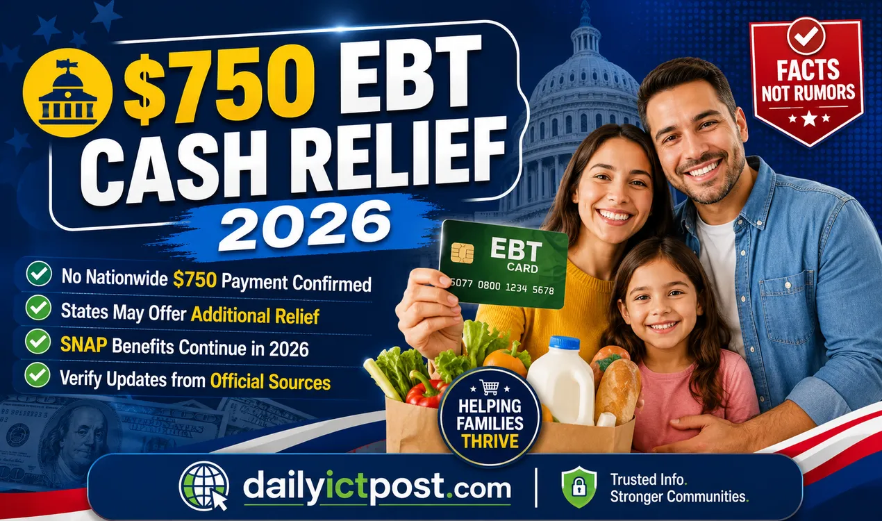 $750 EBT Cash Relief 2026 - What SNAP Recipients Need to Know