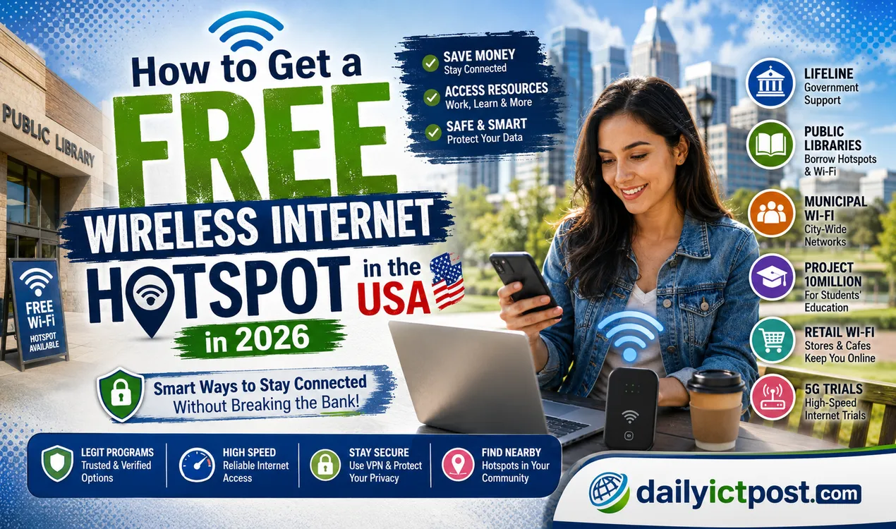Best Legit Ways to Get Free Wireless Internet Hotspot in the USA 2026