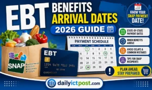 EBT Benefits Arrival Dates 2026 - When Your SNAP Payment Will Arrive