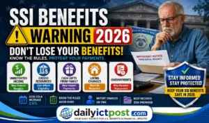 SSI Benefits Warning 2026: The Mistakes That Could Cost You Your Check