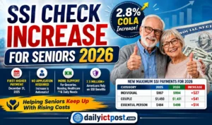 SSI Check Increase for Seniors 2026 New Payment Amounts Explained