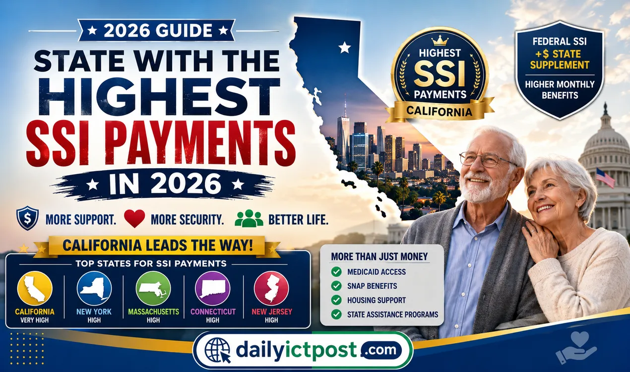 State With the Highest SSI Payments in 2026 - Where Recipients Receive the Most Benefits