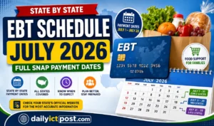 State by State EBT Schedule July 2026 - Best SNAP Payment Dates for All States