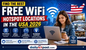 Unlimited Free WiFi Hotspot Locations in the USA 2026 - Get Fast Internet Near You