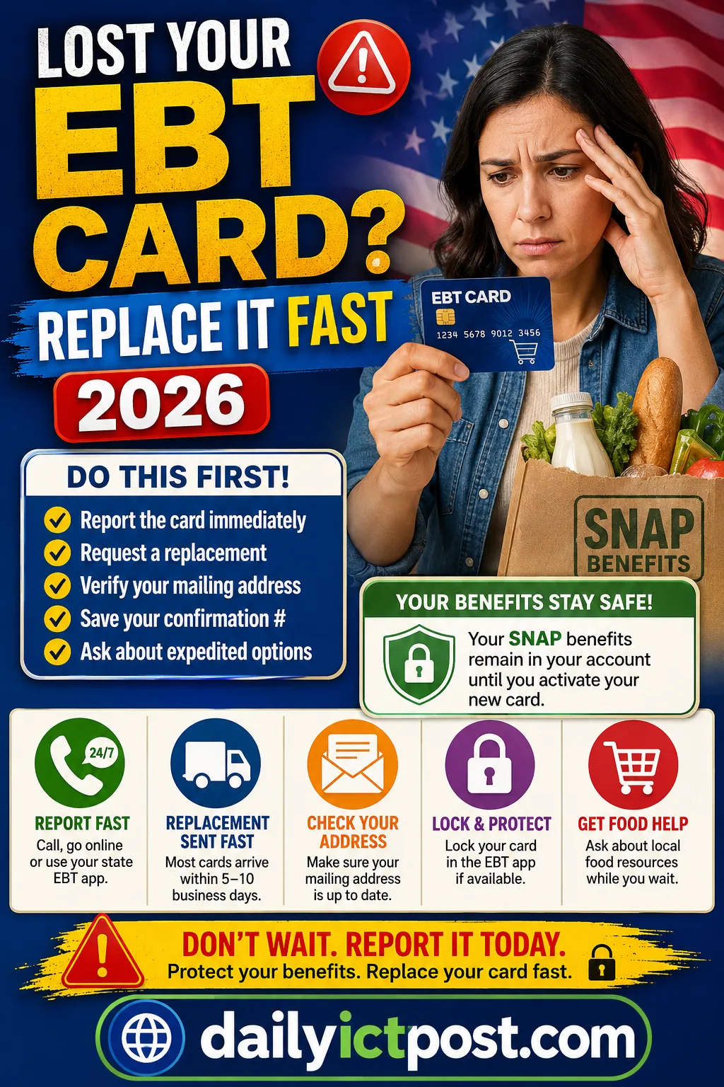 How to Replace a Lost EBT Card Fast in 2026