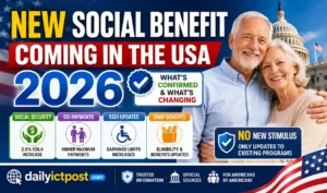 New Social Benefit Coming in the USA 2026 - What Americans Need to Know