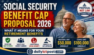 Social Security Benefit Cap Proposal Explained for 2026