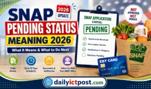 [WORRIED] SNAP Pending Status Meaning 2026 - Why Your Benefits Are Delayed